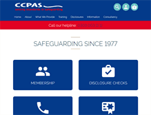 Tablet Screenshot of ccpas.co.uk